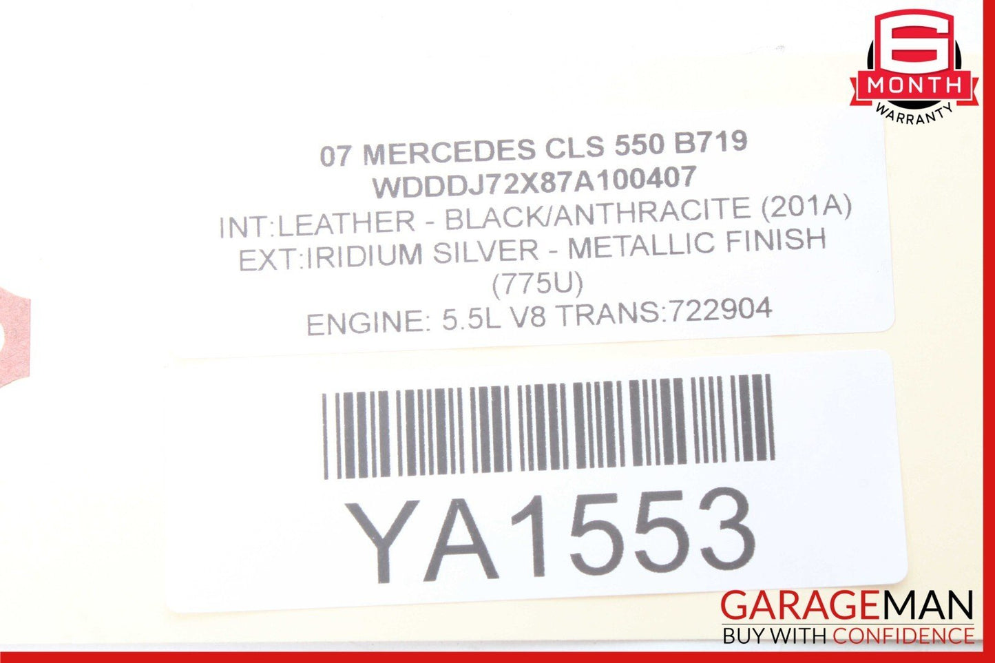 07-14 Mercedes W216 CL550 S550 Door Lock Switch Front Left Driver 2218213051 OEM