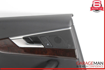 17-19 Audi A4 Rear Left Driver Side Interior Door Panel Trim OEM