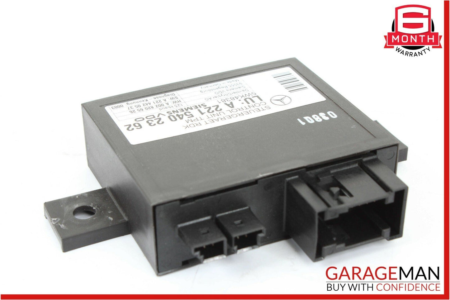 07-13 Mercedes W216 CL500 S600 Tire Pressure Monitor Module Unit 2215402362 OEM