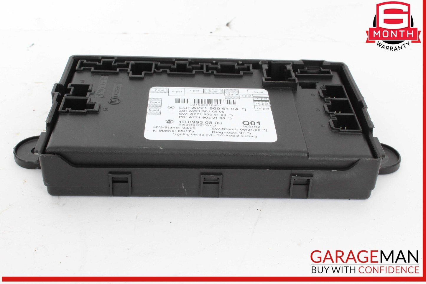 10-13 Mercedes W221 S550 S500 S63 AMG Front Left Side Door Control Module Unit