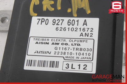 11-18 Porsche Cayenne 958 Hydraulic Oil Pump Control Module 7P0927601 OEM
