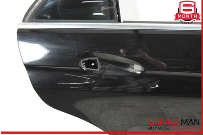 10-16 Mercedes W212 E350 Sedan Rear Right Side Exterior Door Shell Panel Black