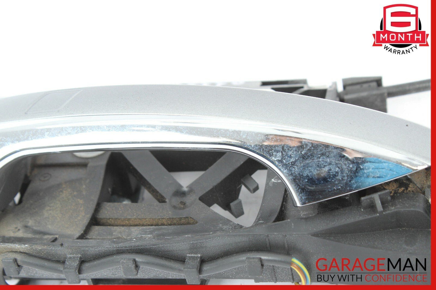07-13 Mercedes W221 S550 Rear Left Side Exterior Door Handle Keyless Go Silver