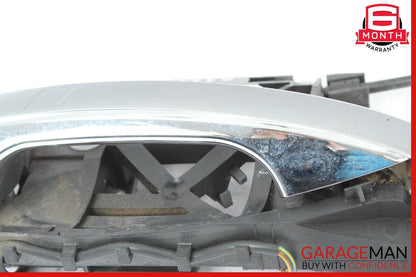 07-13 Mercedes W221 S550 Rear Left Side Exterior Door Handle Keyless Go Silver