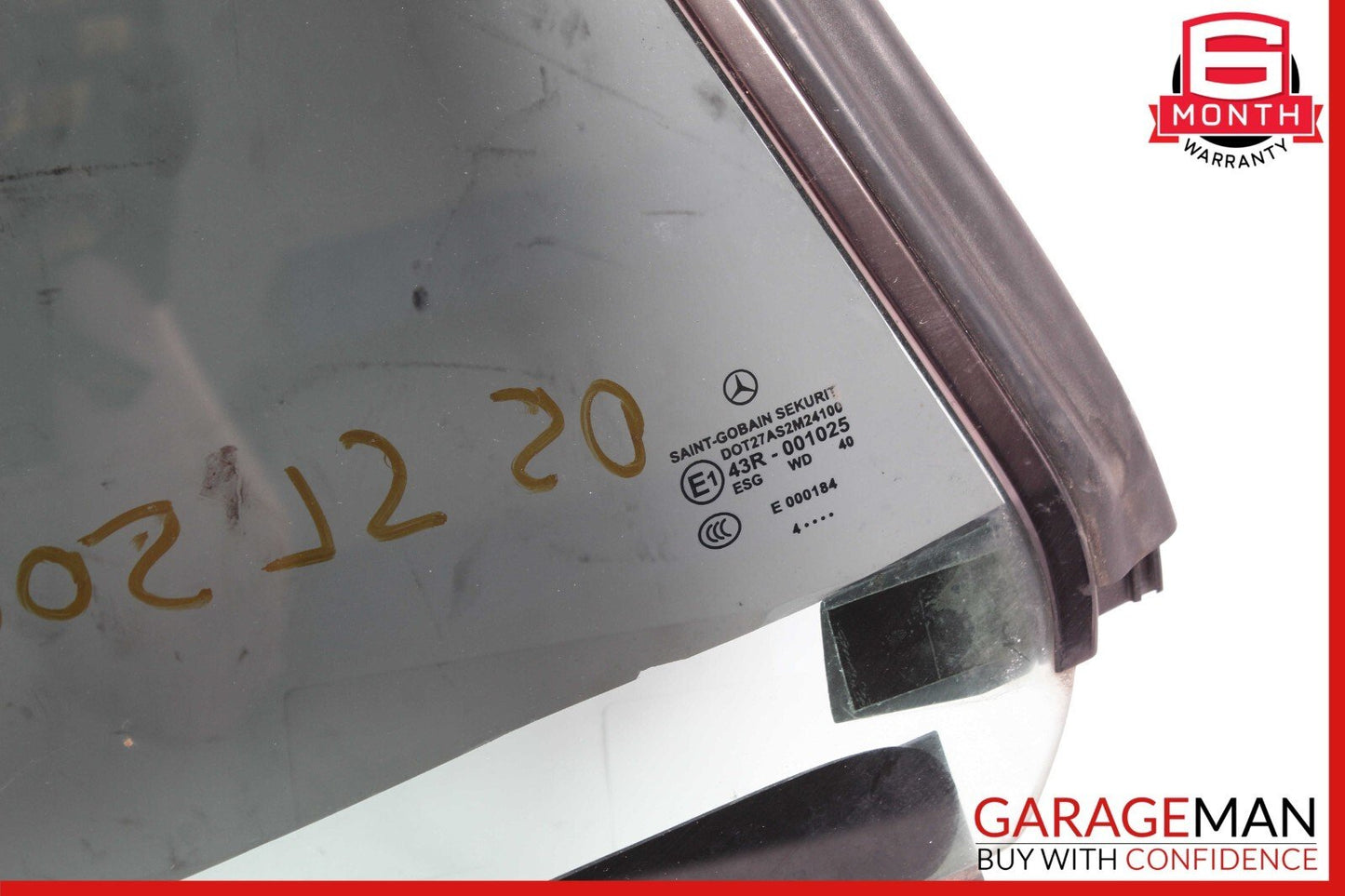 03-12 Mercedes R230 SL500 SL550 Rear Right Side Quarter Window Glass Tinted