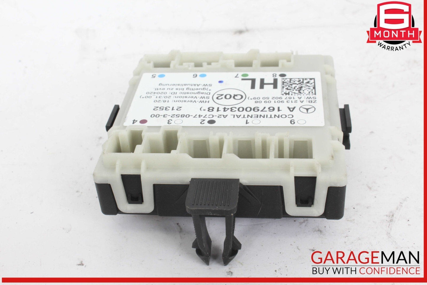 16-22 Mercedes X253 GLC43 AMG Rear Left Driver Side Door Window Regulator Module