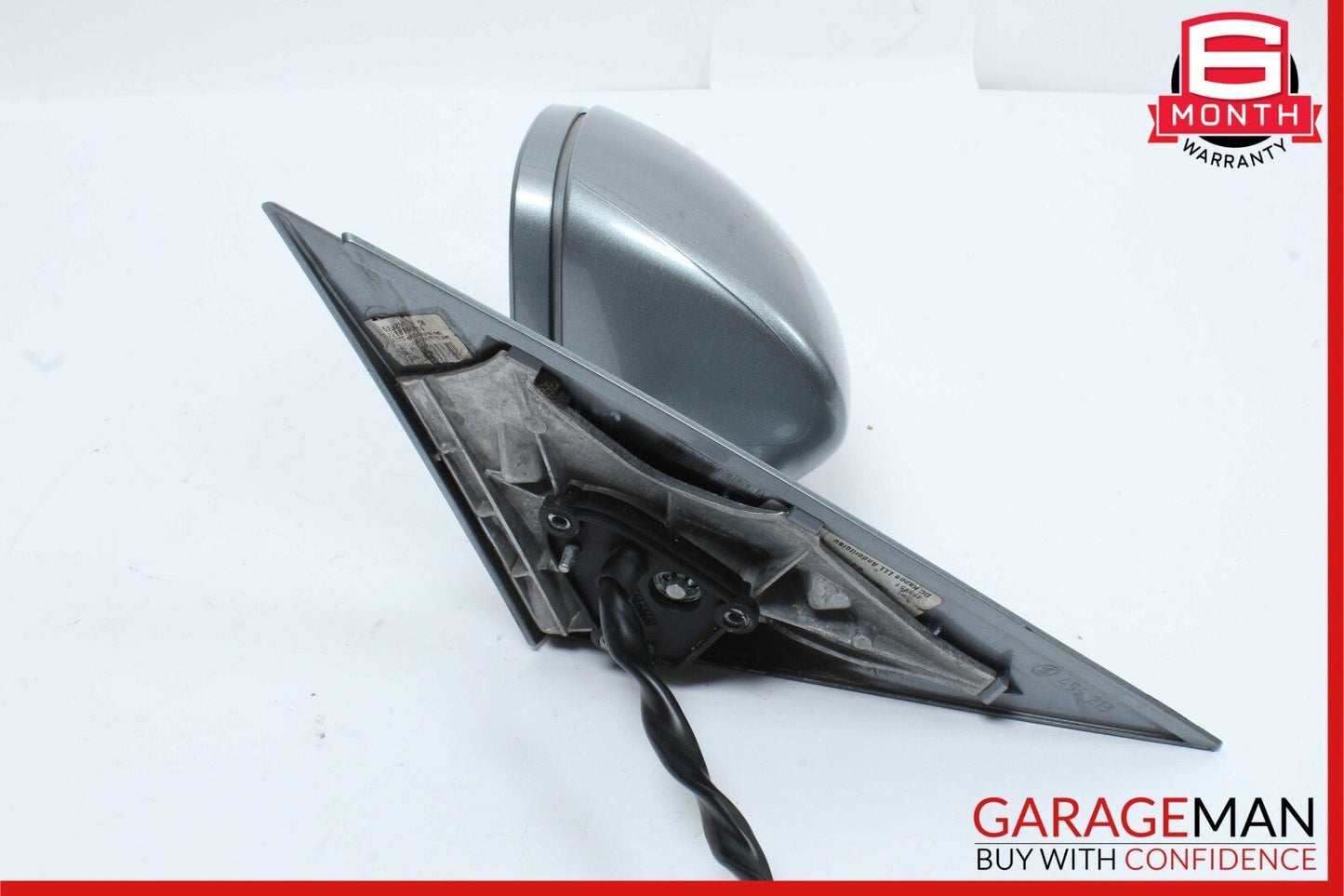 07-09 Mercedes W221 S550 Front Left Side Mirror Rear View Door Grey OEM