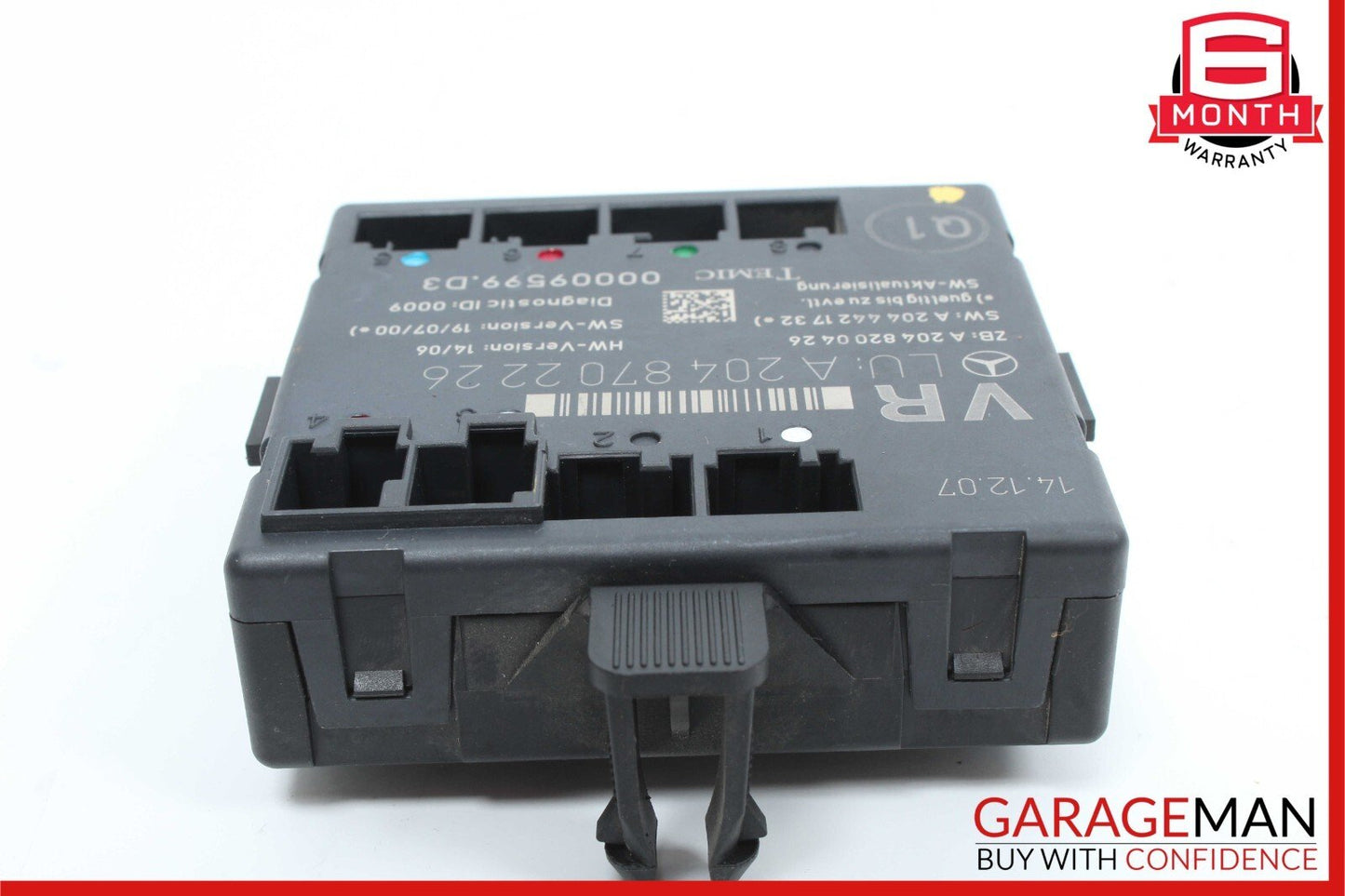 08-18 Mercedes W204 C300 C250 E400 Front Right Side Door Control Module OEM