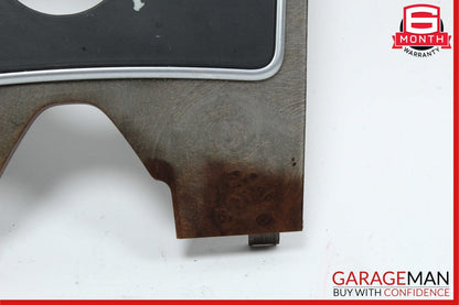 10-13 Mercedes W212 E350 4MATIC E550 Center Console Switch Trim Bezel Wood OEM