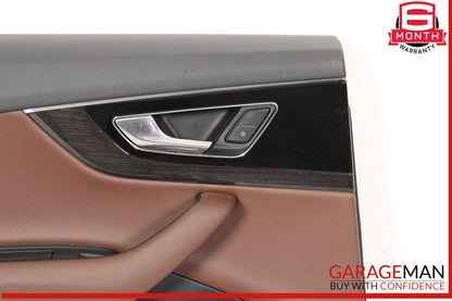 17-19 Audi Q7 Rear Left Driver Side Interior Door Panel Trim OEM