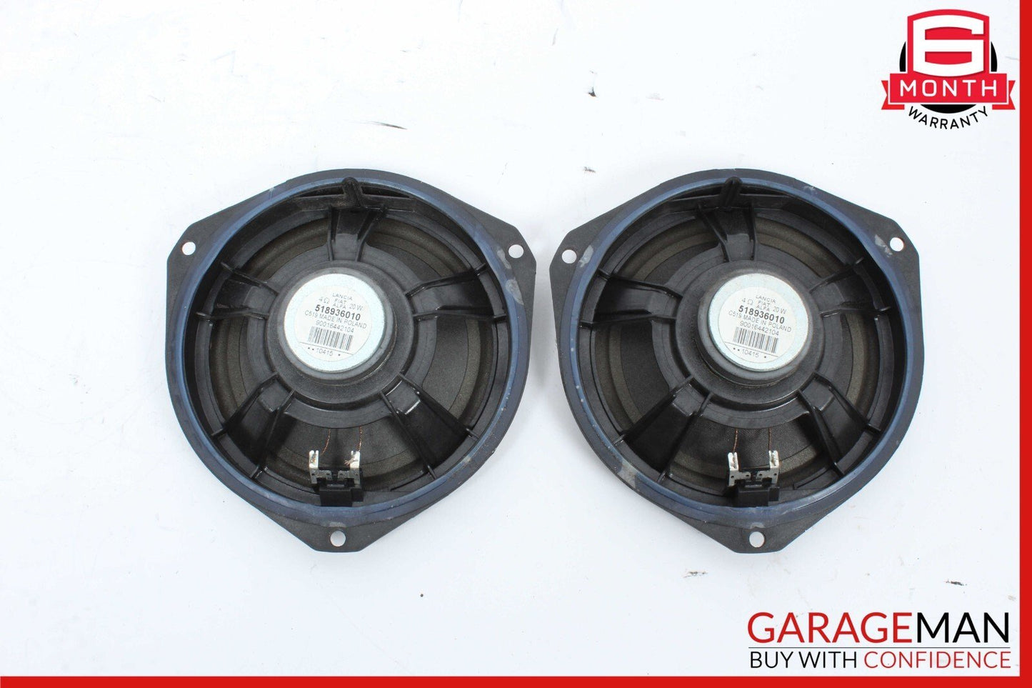 14-17 Maserati Ghibli M157 Rear Door Sound Audio Speaker Speakers Set of 2 Pc