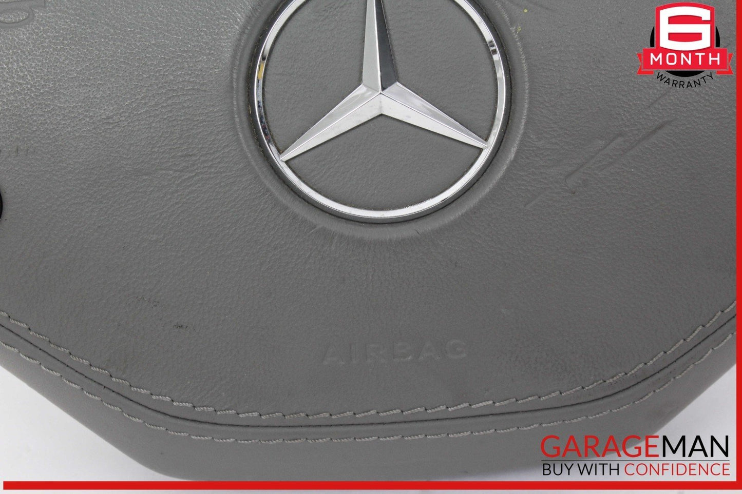 10-14 Mercedes W221 S550 CL550 Steering Wheel Airbag Air Bag Gray OEM