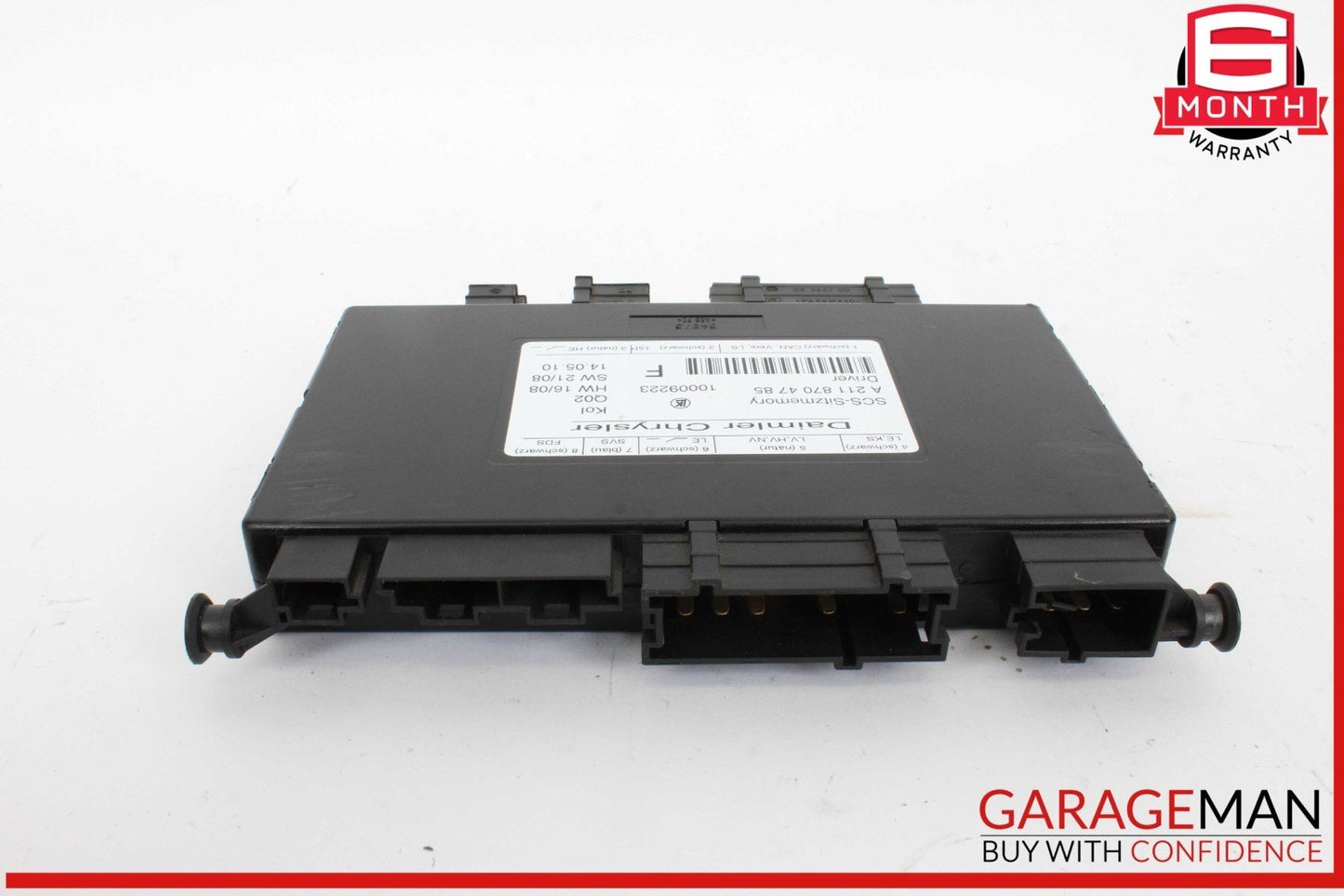 03-12 Mercedes R171 SLK300 CLS550 SLK350 Seat Control Module Left Side OEM