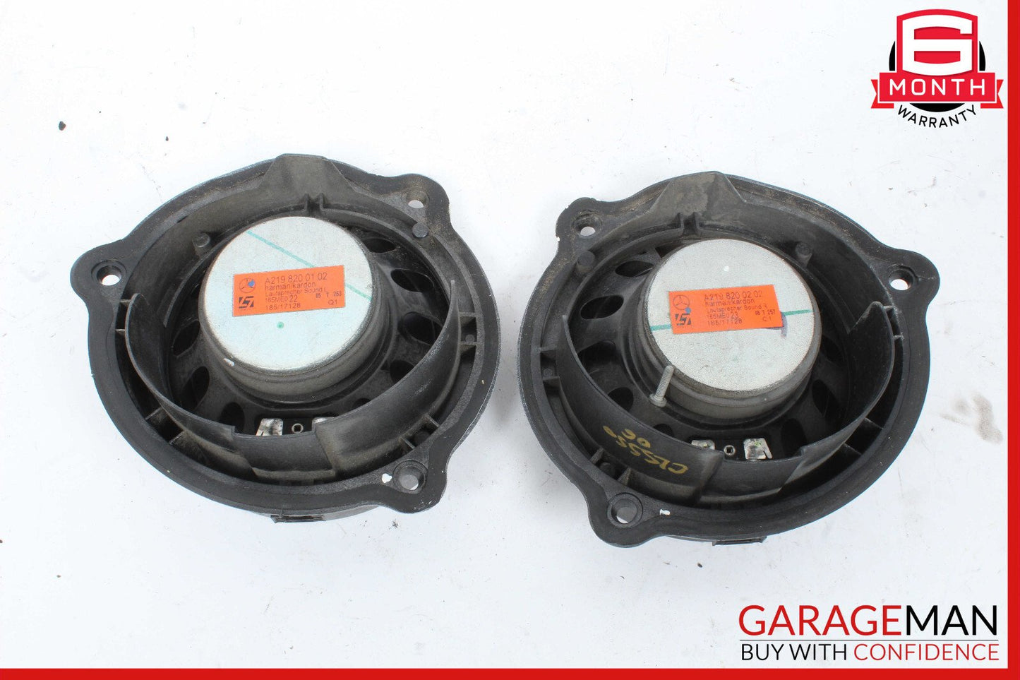 06-11 Mercedes W219 CLS550 Right & Left Side Door Sound Audio Speaker Speakers