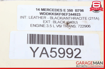 10-17 Mercedes W207 E350 E400 E550 Left Driver Side Door Tweeter Trim Black OEM