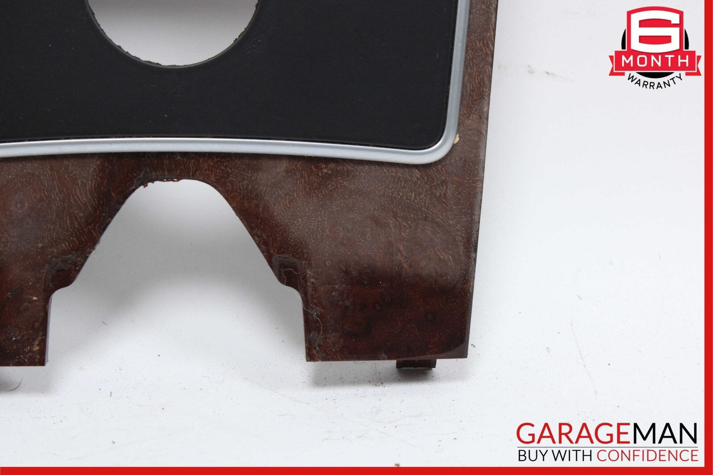 10-13 Mercedes W212 E350 E400 E550 Center Console Switch Trim Cover Bezel Wood