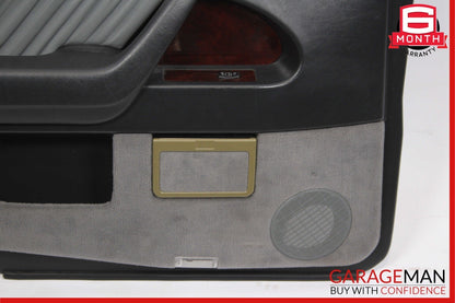 92-99 Mercedes W140 500SEL S420 Rear Left Driver Side Interior Door Panel Gray