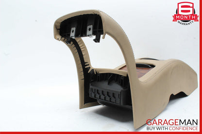 06-11 Mercedes W219 CLS500 Rear Center Console Armrest Storage Tray Cover Brown