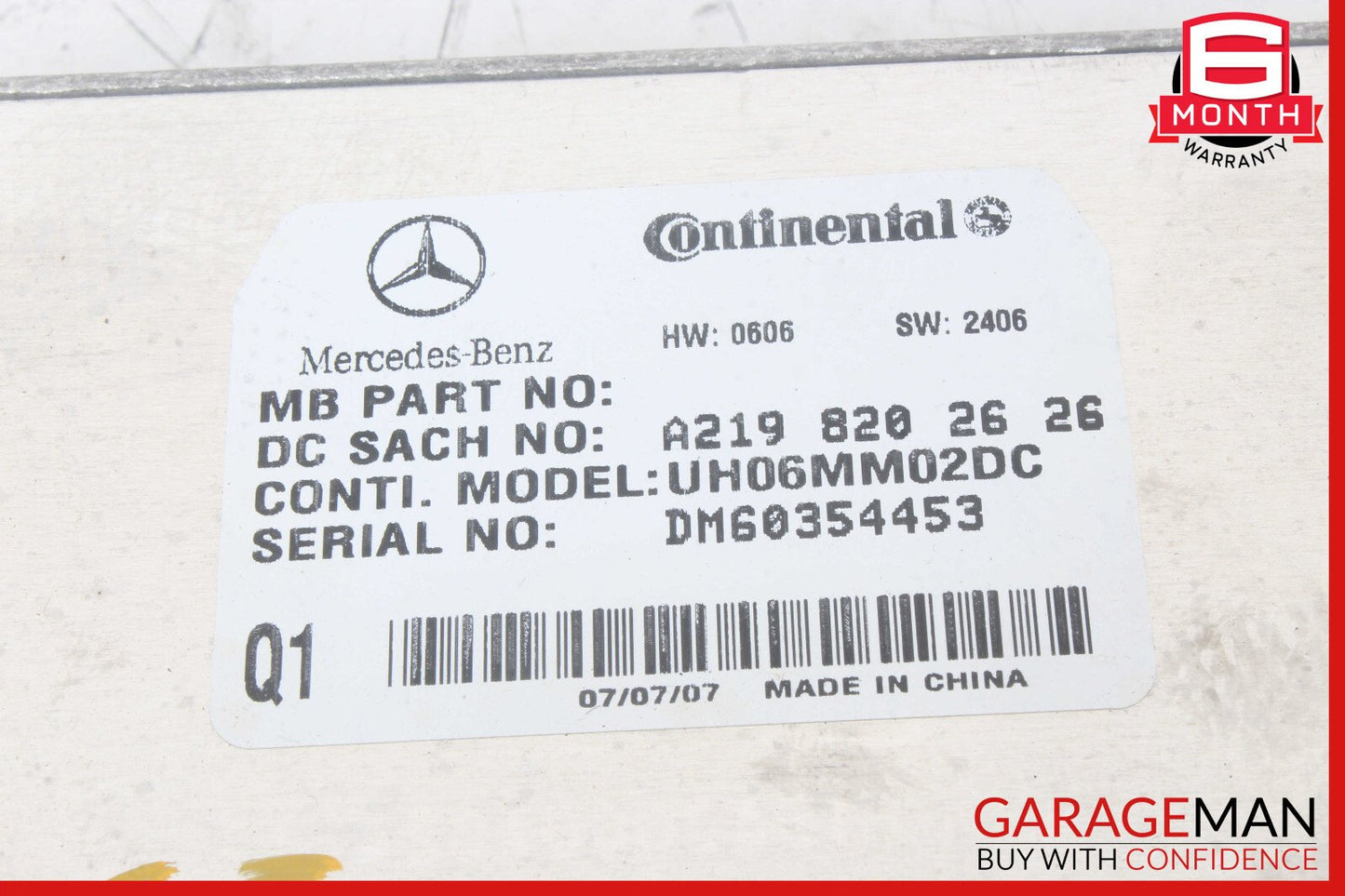 06-09 Mercedes E350 CLK350 Voice Phone Telephone Communication Controller Module