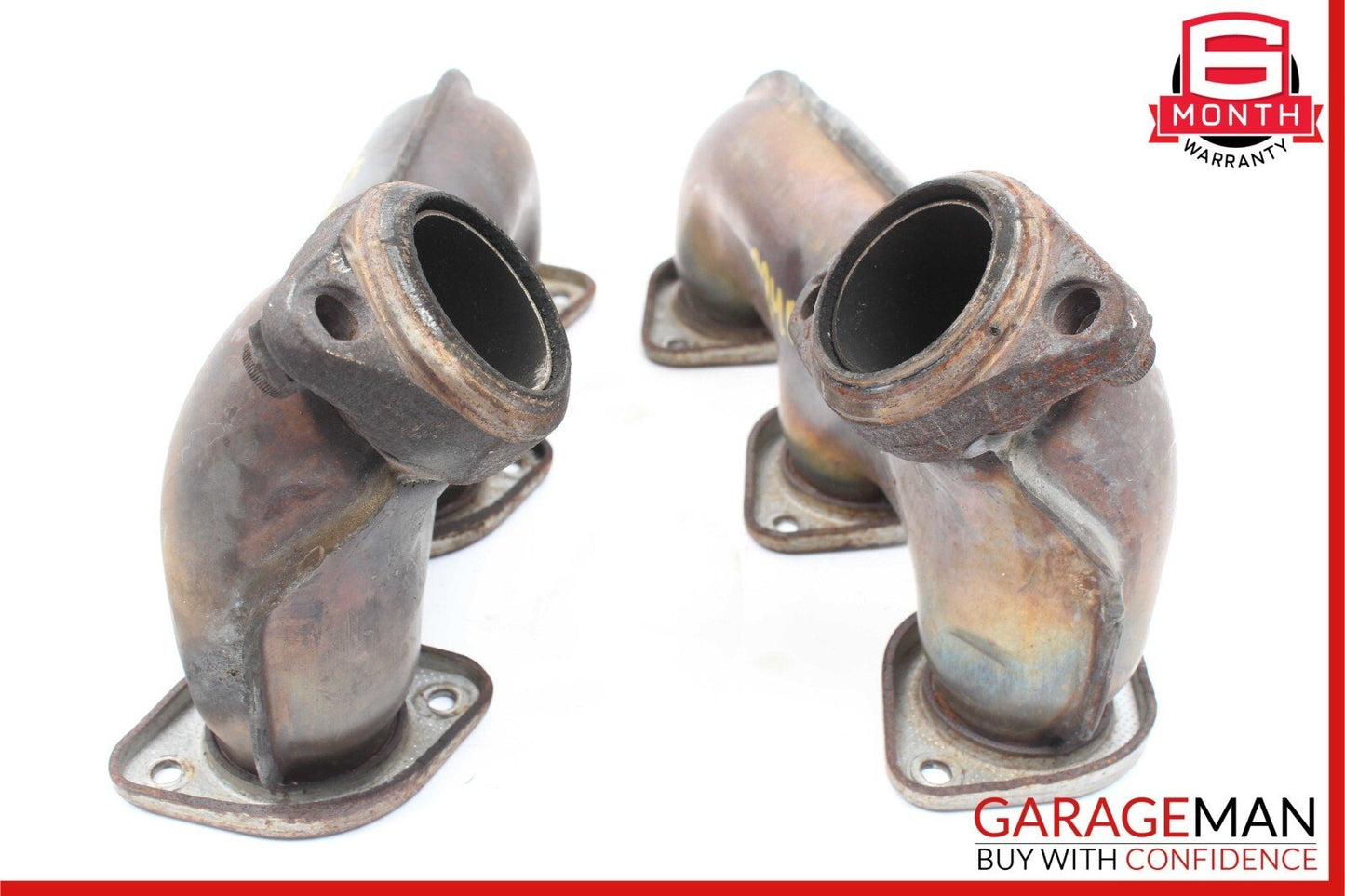 01-04 Mercedes W203 C240 C320 Left & Right Side Exhaust Manifold Header Set of 2