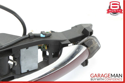 06-11 Mercedes W219 CLS500 Rear Right Side Exterior Door Handle Keyless Go Red