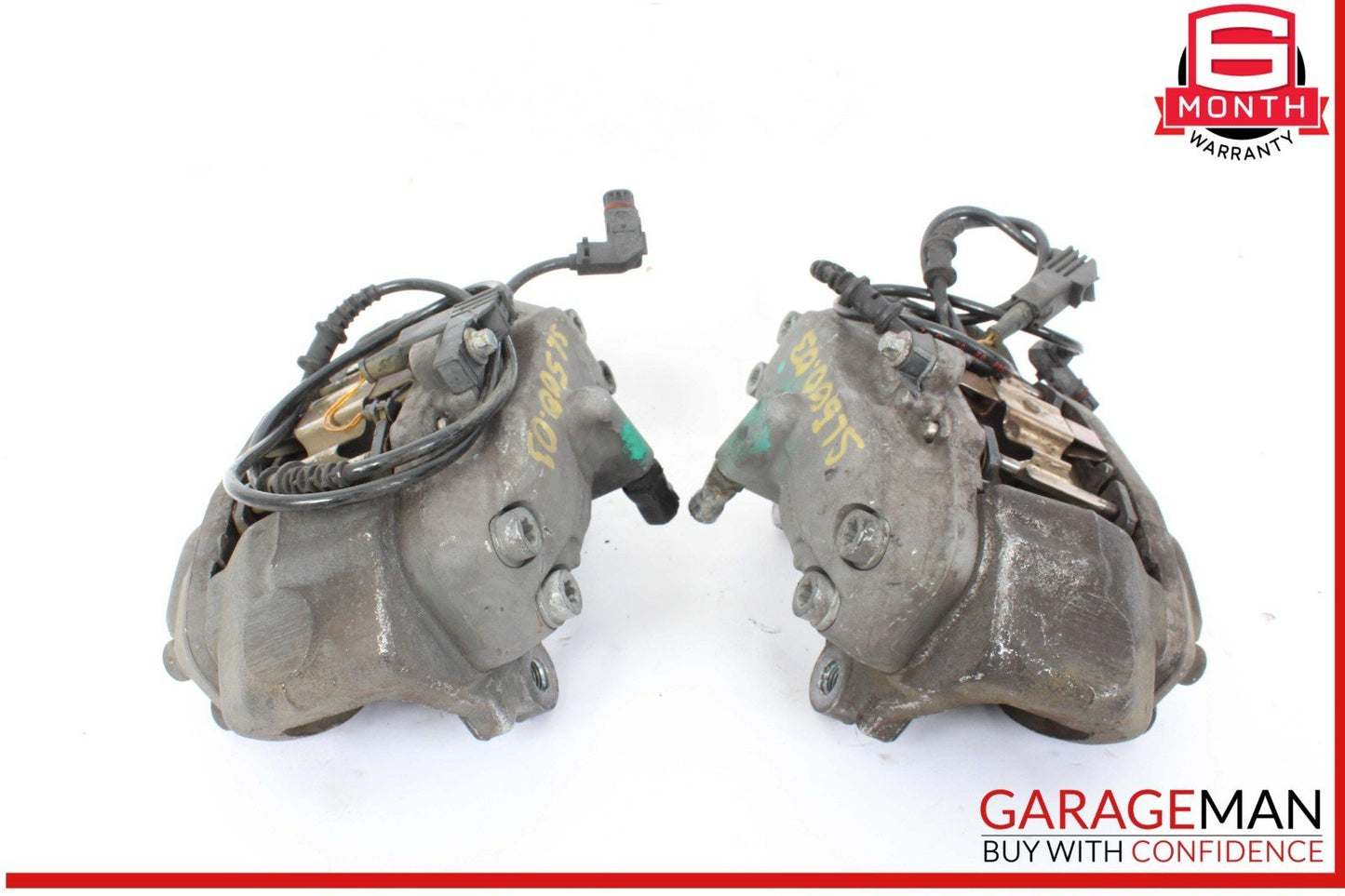 03-06 Mercedes R230 SL500 Front Left & Right Brake Calipers Caliper Set of 2 Pc