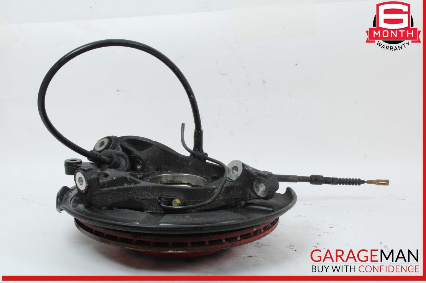 03-12 Mercedes R230 SL500 Rear Right Side Spindle Knuckle Hub w/ Rotor Disc OEM