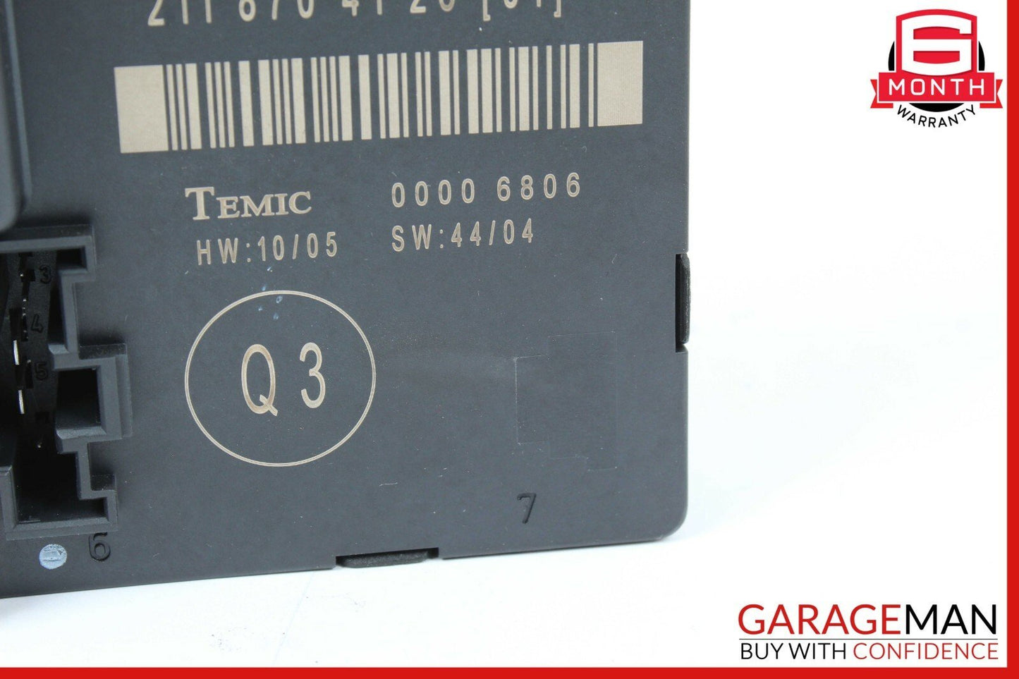 03-09 Mercedes W211 E350 E550 Rear Right Passenger Side Door Control Module Unit