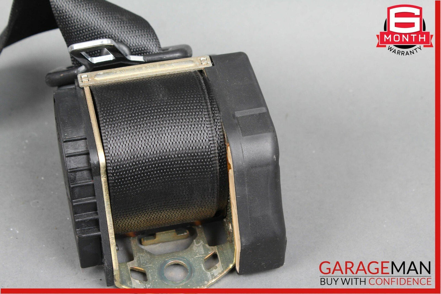 00-02 Mercedes W220 S500 Rear Center Seat Belt Seatbelt Retractor Buckle Black