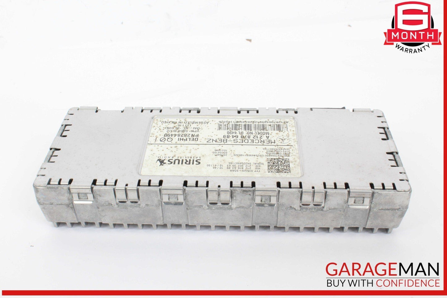 08-12 Mercedes W204 C250 Sirius Satellite Radio Receiver Module 2128706489 OEM