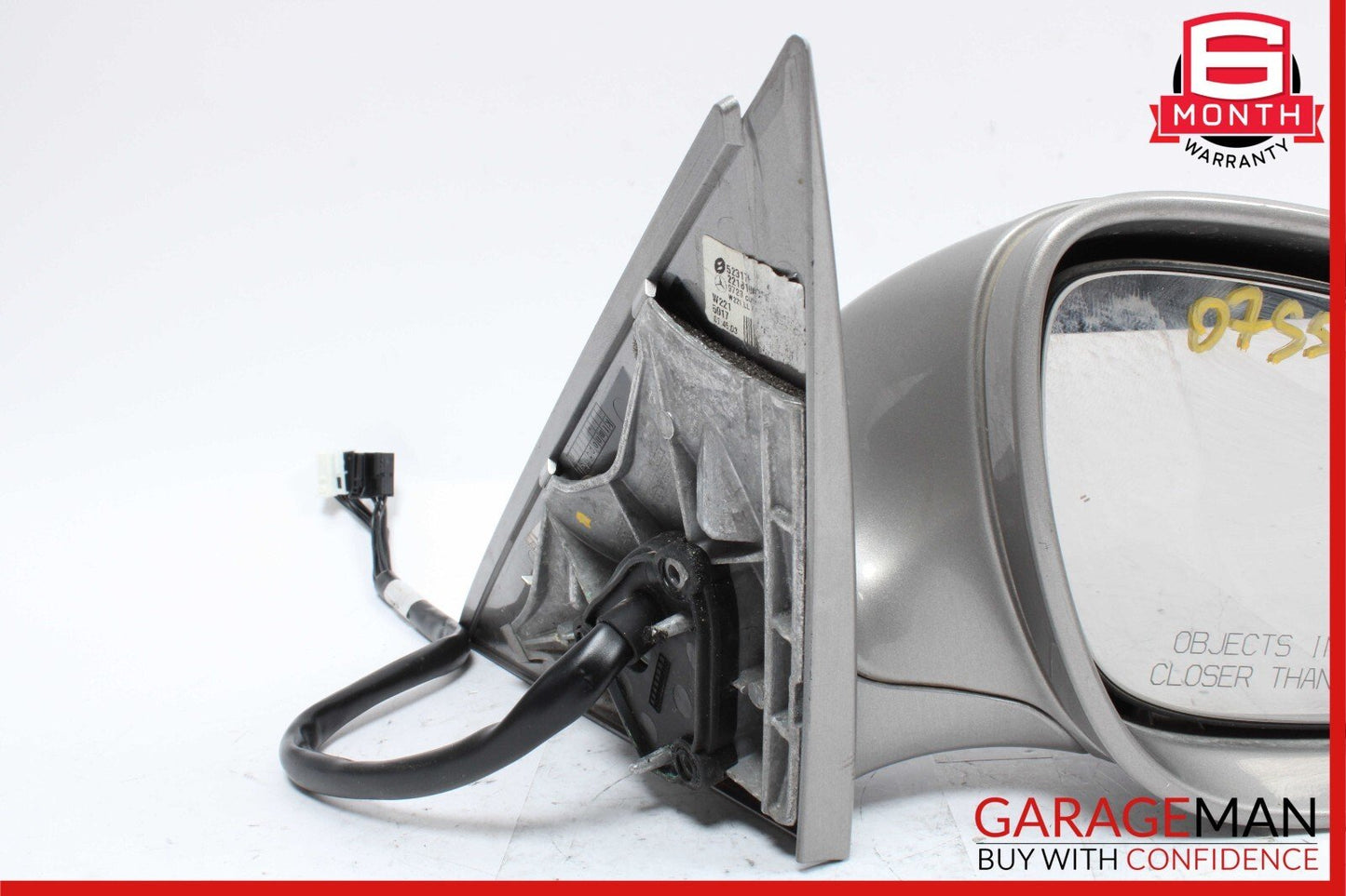 07-09 Mercedes W221 S550 S600 Front Right Side Mirror Door Rear View Silver OEM