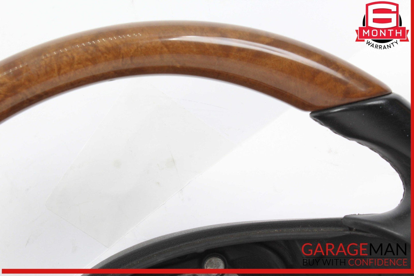 09-12 Mercedes R171 SLK300 SL550 SLK350 3 Spoke Steering Wheel Wood OEM