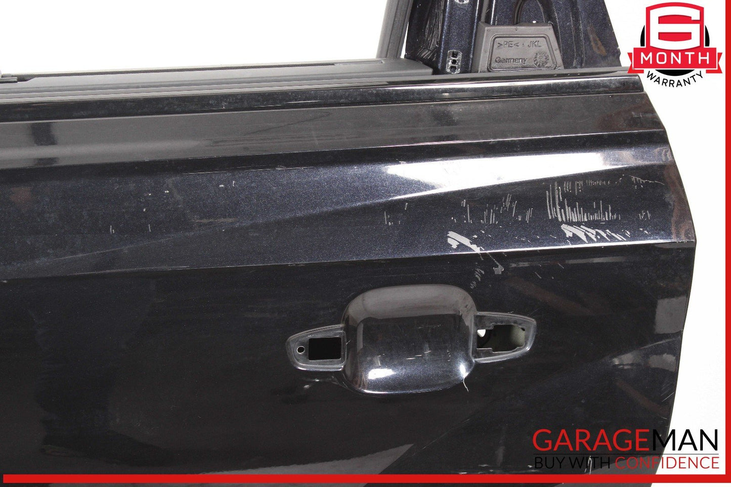 20-24 Audi Q7 Rear Left Driver Side Door Shell Black OEM