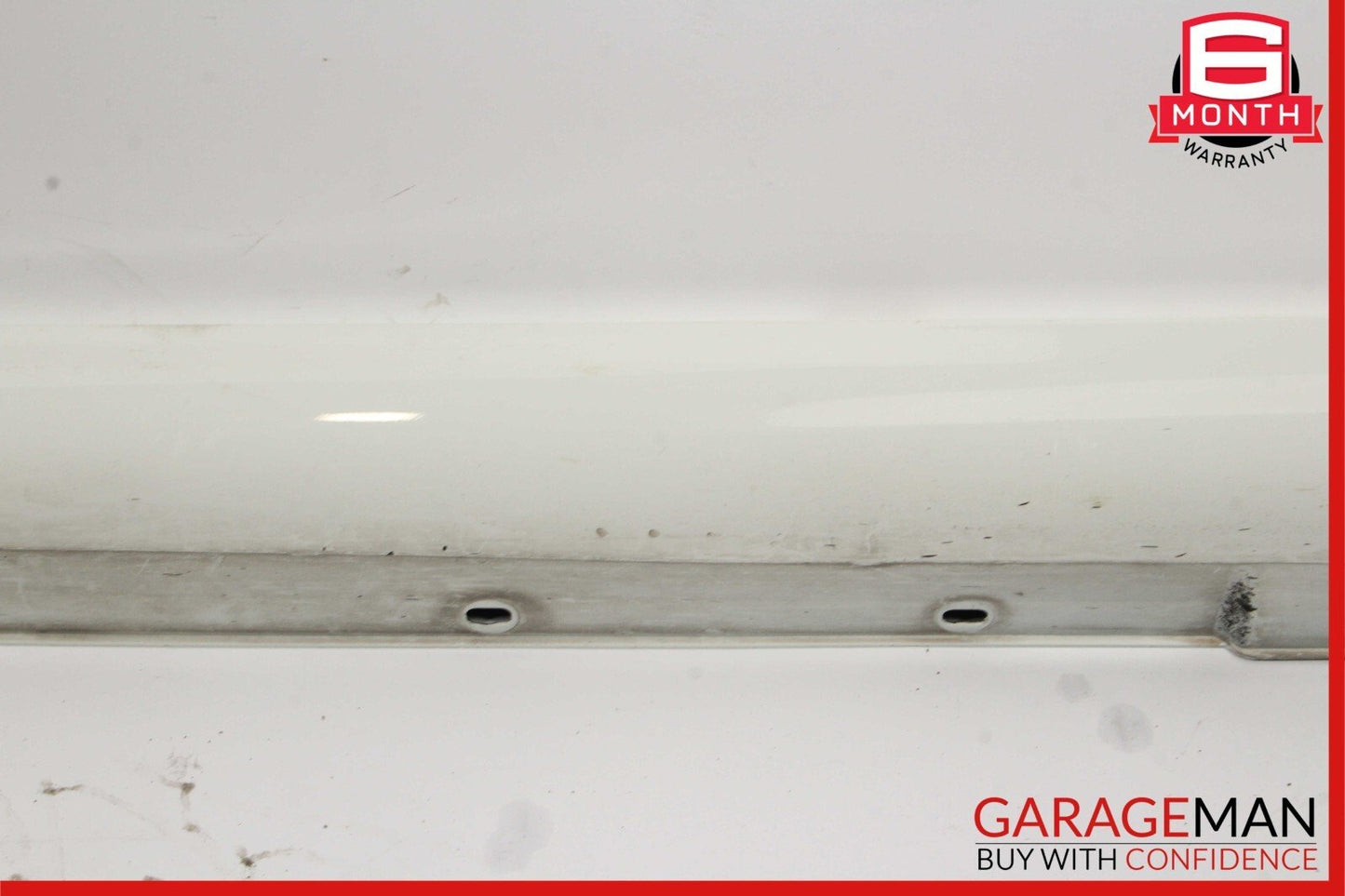 08-14 Mercedes W204 C250 AMG Sport Left Side Skirt Rocker Panel Calcite White