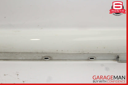 08-14 Mercedes W204 C250 AMG Sport Left Side Skirt Rocker Panel Calcite White