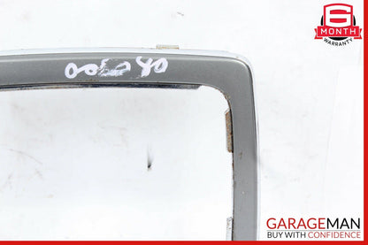 08-14 Mercedes C300 GLK350 E350 Center Console Shift Shifter Bezel Trim Silver