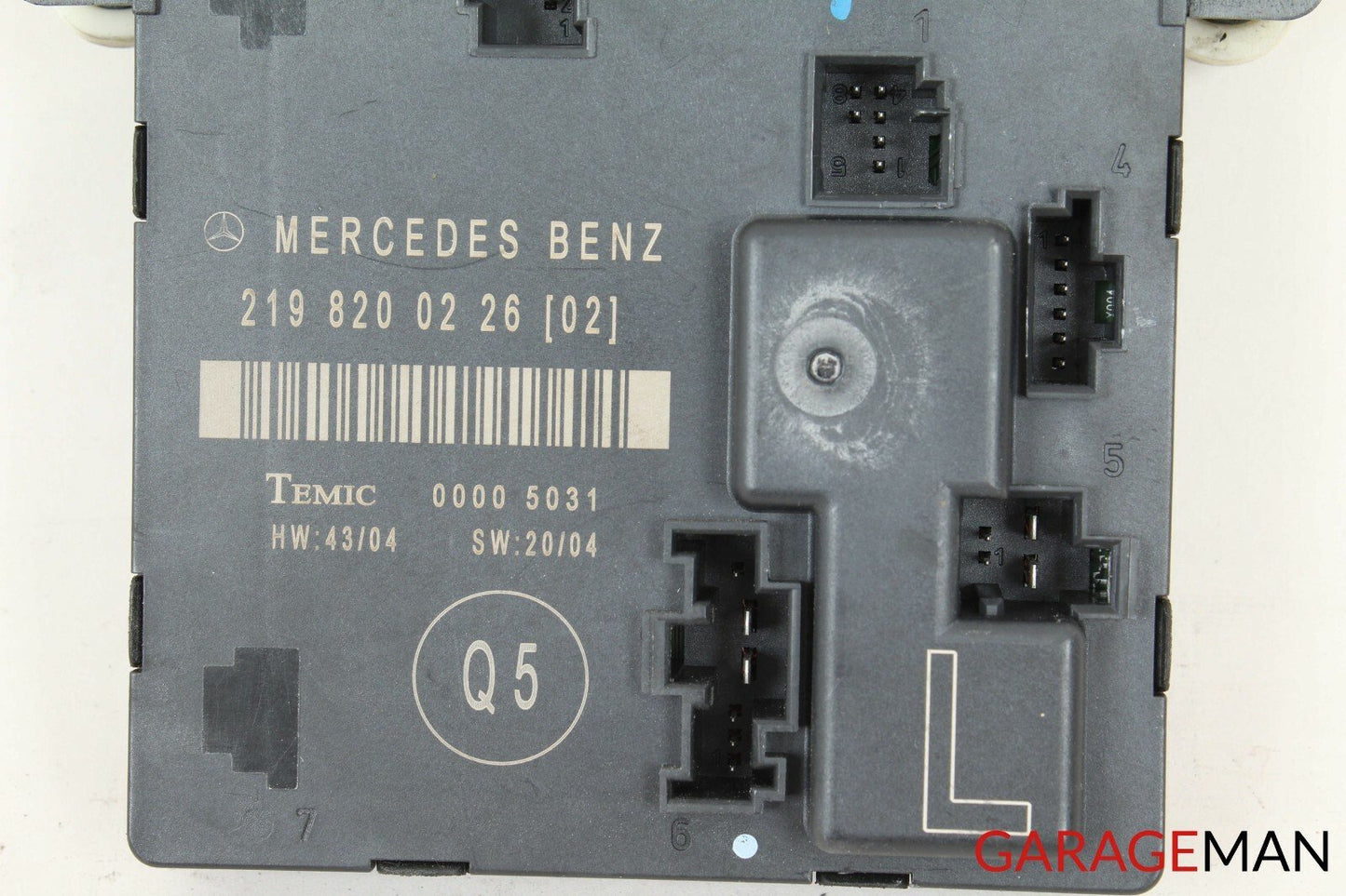 06-11 Mercedes W219 CLS500 CLS550 Rear Left Side Door Control Module Unit Q5 OEM