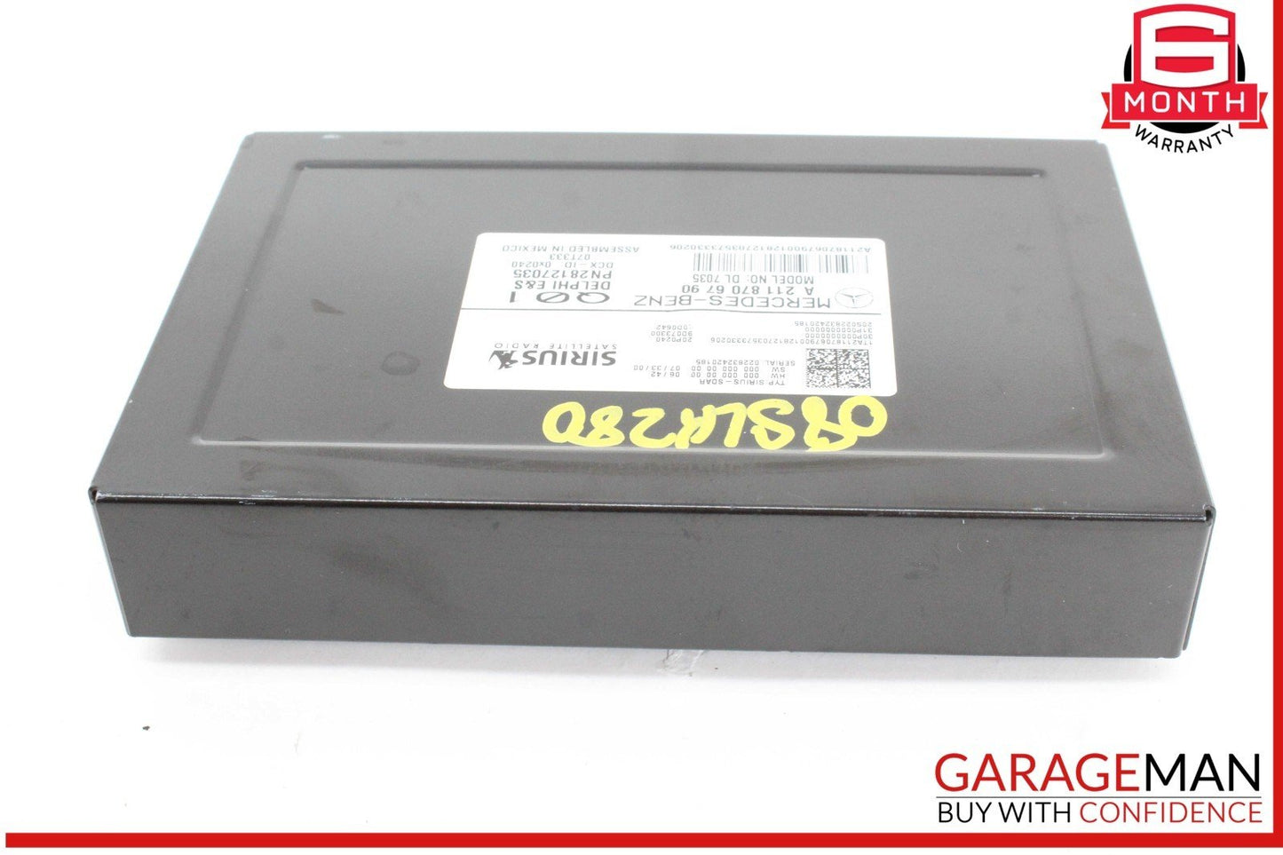 03-08 Mercedes R171 SLK280 C230 CLK350 Sirius Satellite Radio Receiver OEM