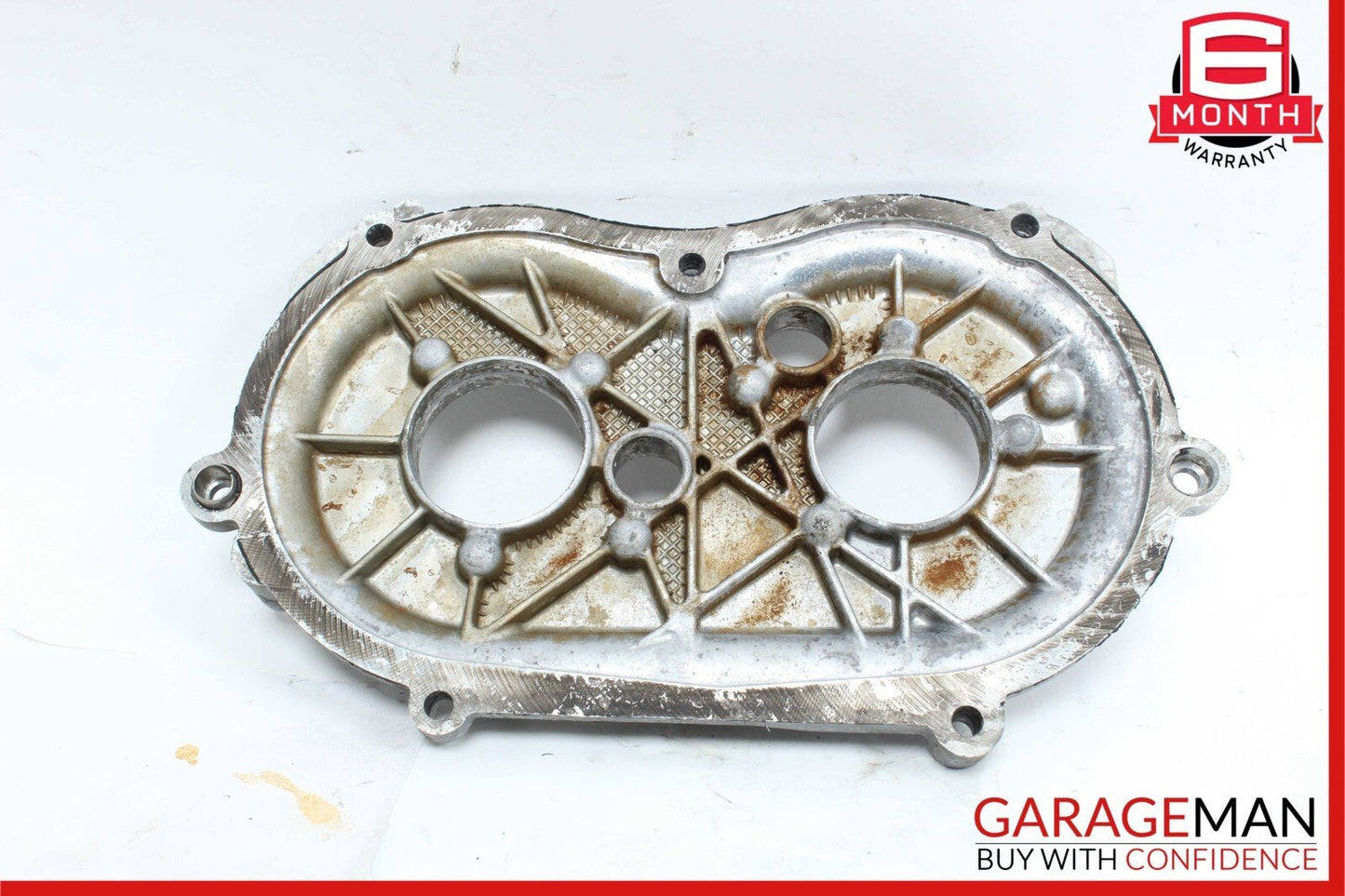 06-10 Mercedes C230 E350 Front Left Engine Timing Chain Plate Valve Cover