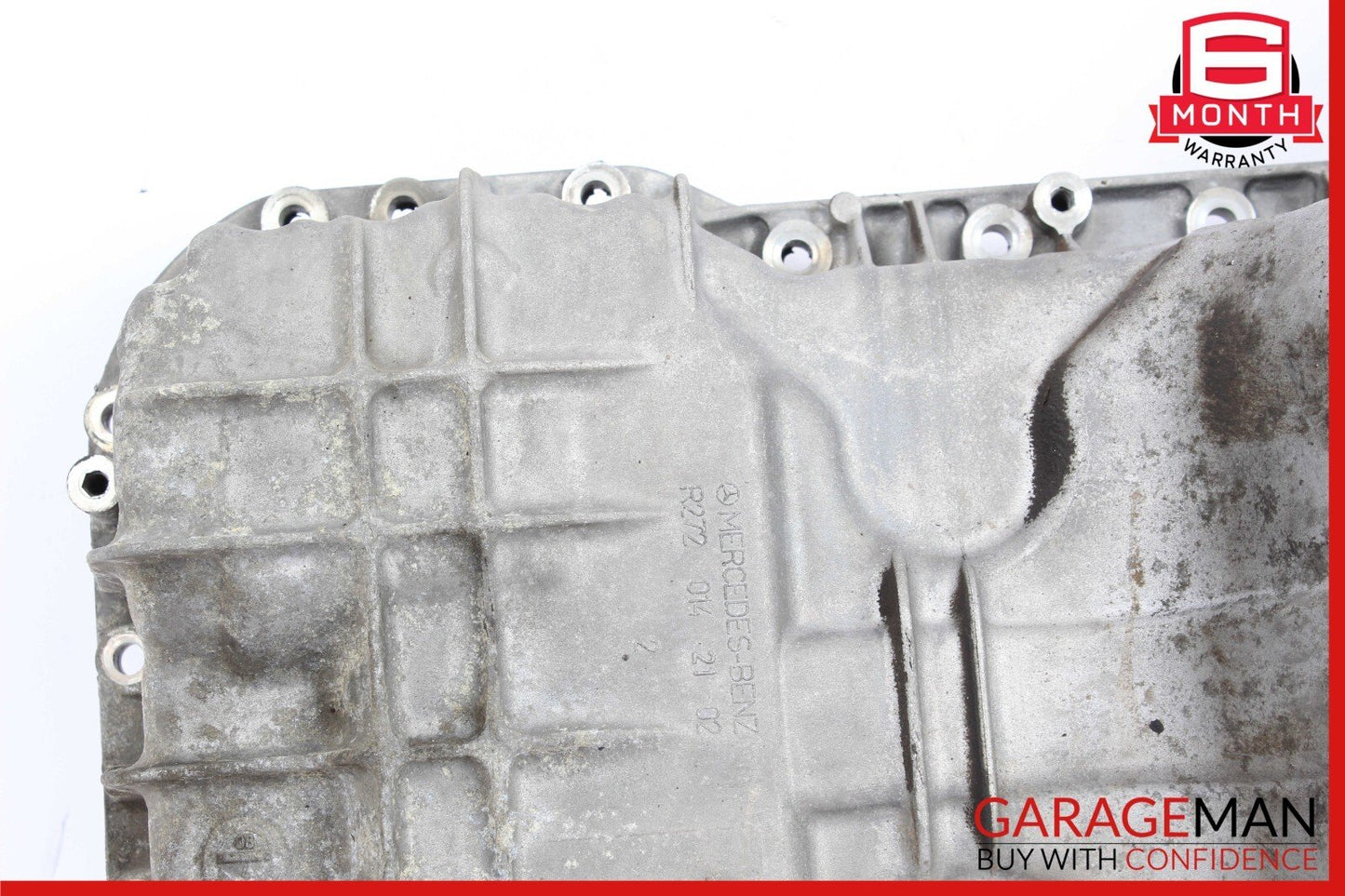 06-11 Mercedes W204 C300 Engine Upper Oil Sump Baffle Pan 2720142102 OEM