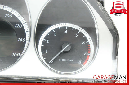 08-11 Mercedes W204 C350 C300 Speedometer Odometer Instrument Cluster Gauge OEM