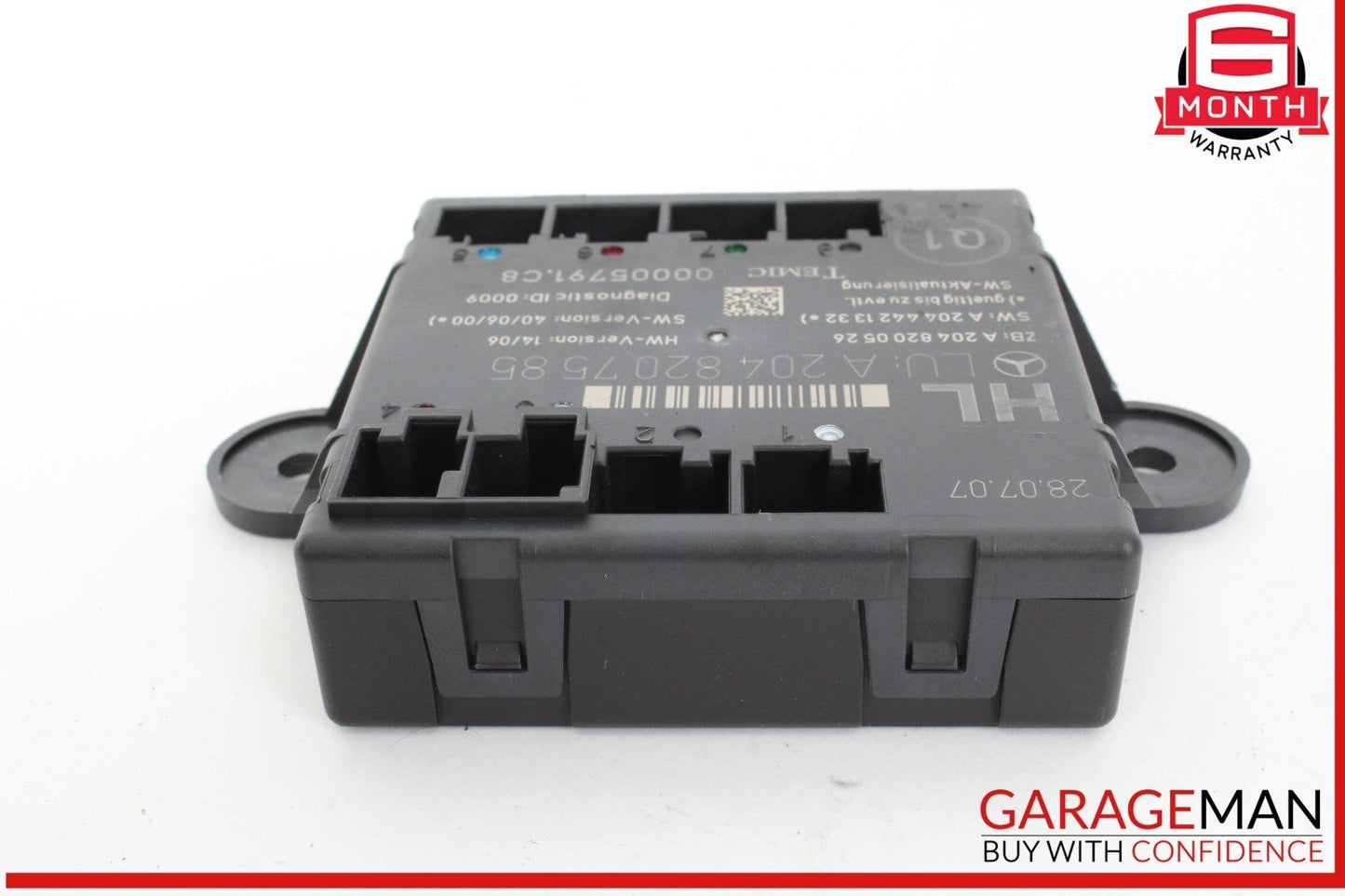 08-18 Mercedes W204 C300 CLS550 GLK350 Rear Left Side Door Control Module OEM