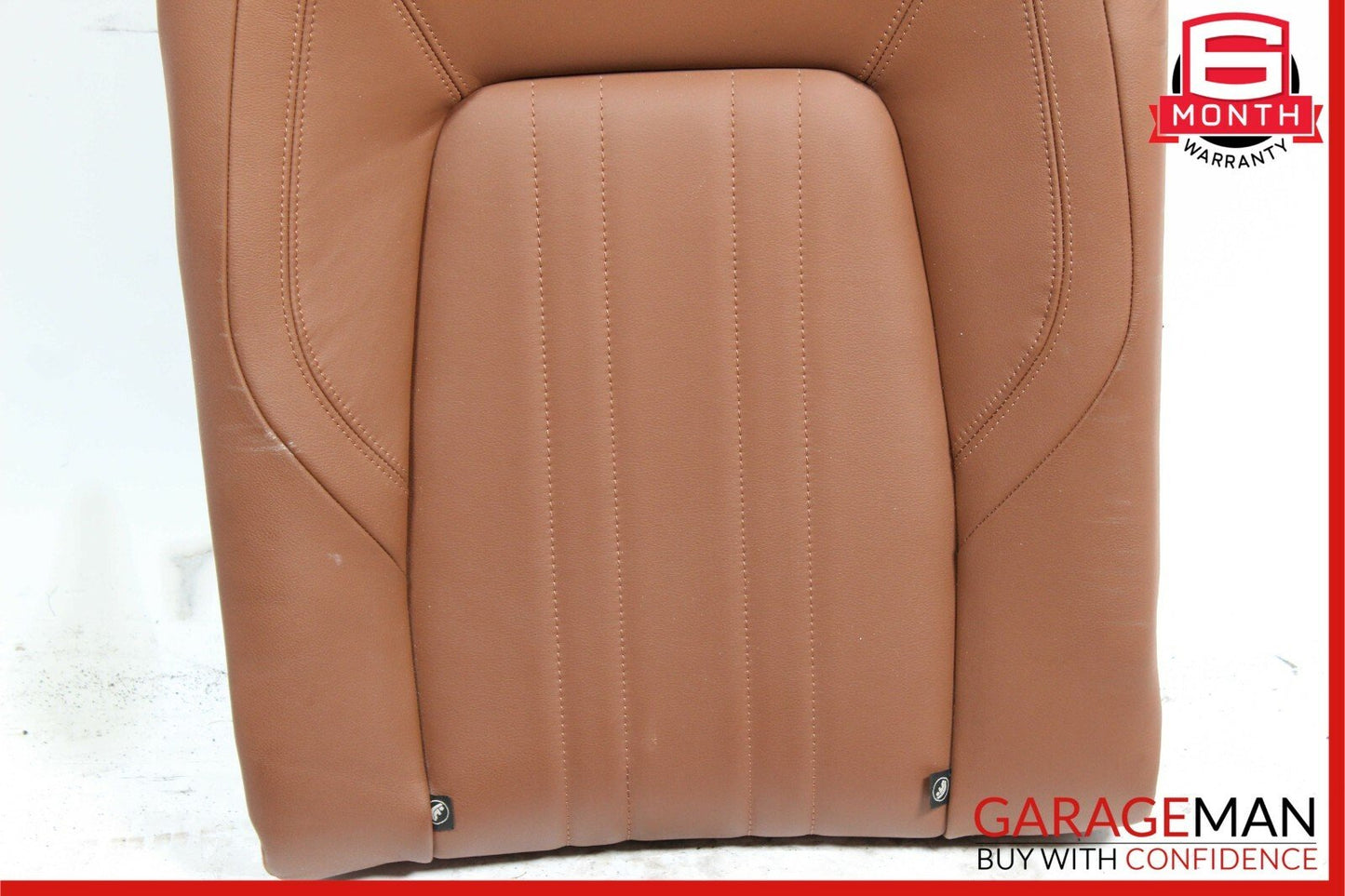14-17 Maserati Ghibli Rear Right Top Upper Seat Cushion Leather Brown