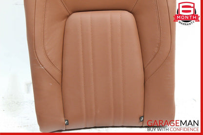 14-17 Maserati Ghibli Rear Right Top Upper Seat Cushion Leather Brown