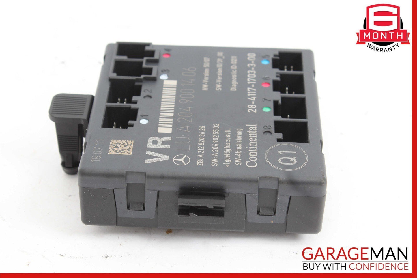12-15 Mercedes W204 C250 C350 Coupe Front Right Side Door Control Module Unit