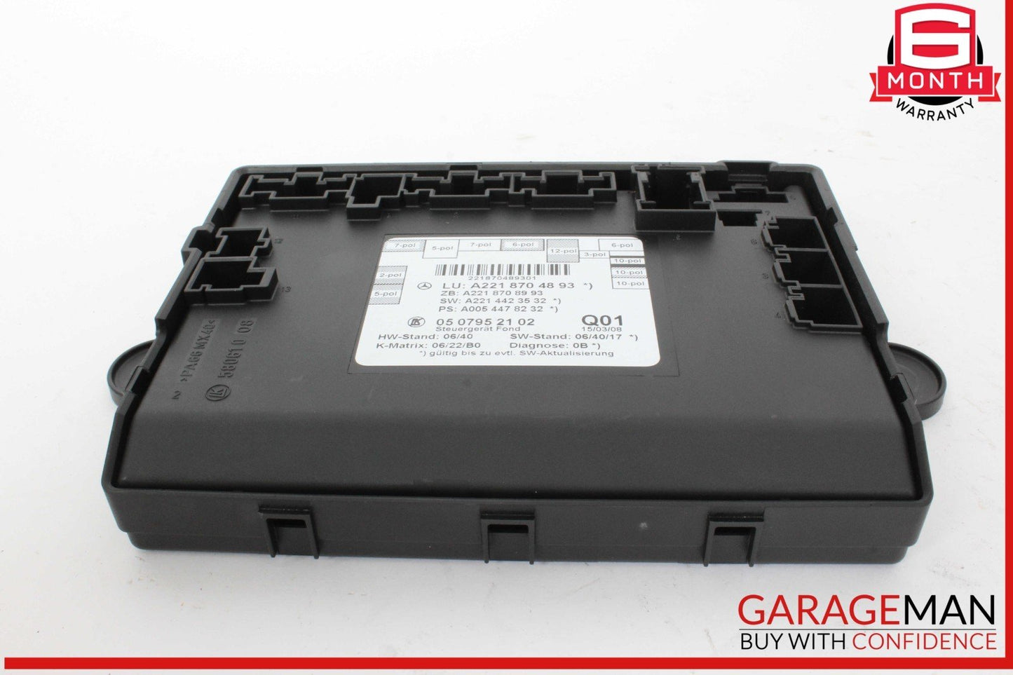 07-13 Mercedes W221 S550 S400 Rear Right or Left Side Door Control Module OEM