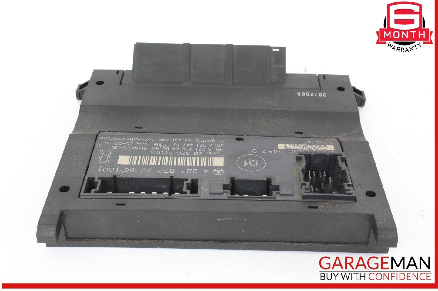 07-13 Mercedes W221 S550 Front Right Side Under Seat Control Module Unit OEM