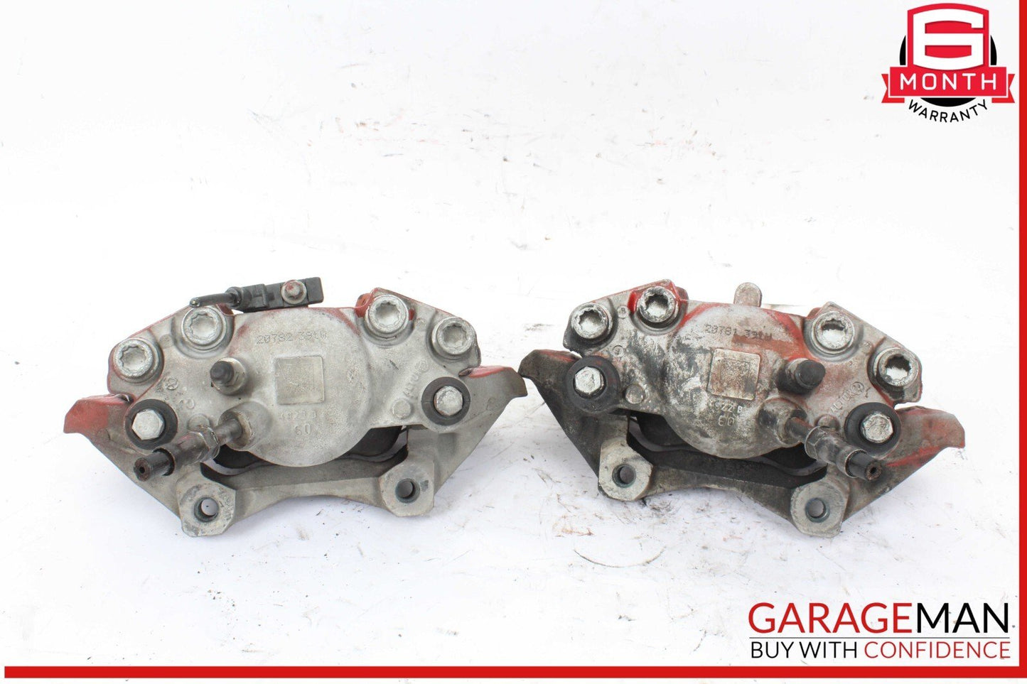 10-18 Mercedes W212 E350 Wagon Front Brake Calipers Left and Right Set Of 2 Pc
