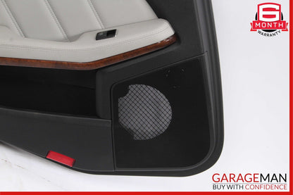 10-13 Mercedes W212 E350 E550 Rear Left Driver Side Interior Door Panel Grey
