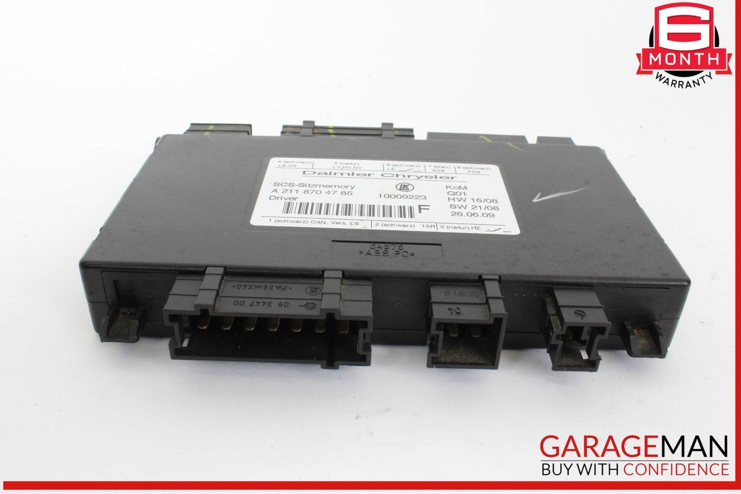 03-12 Mercedes X164 GL450 CLS550 SLK350 Seat Control Module Left Side OEM